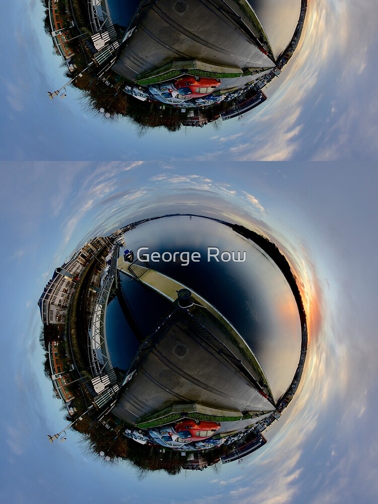 Foyle Marina at Dawn, Stereographic by VeryIreland