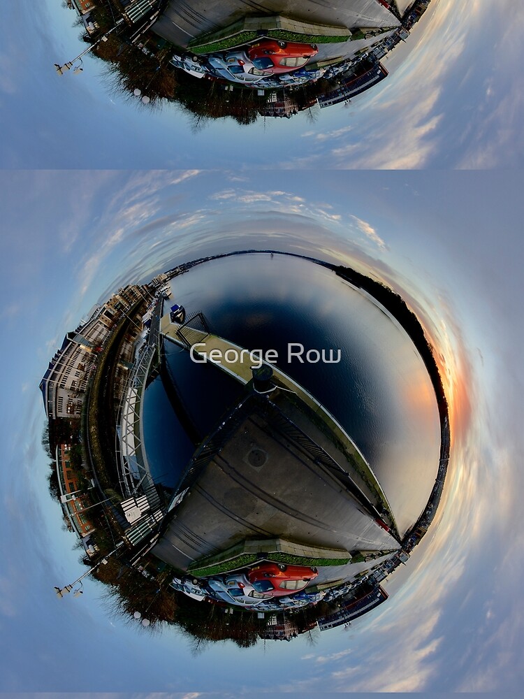 Foyle Marina at Dawn, Stereographic by VeryIreland