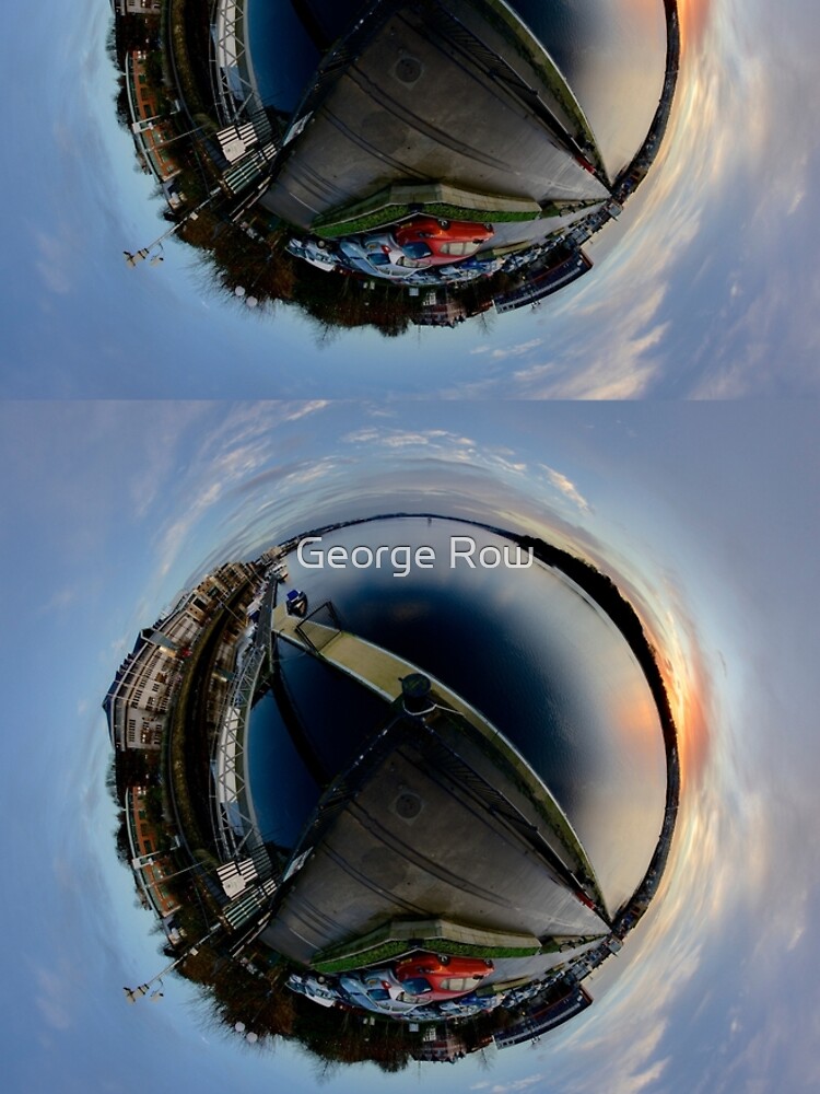 Foyle Marina at Dawn, Stereographic by VeryIreland