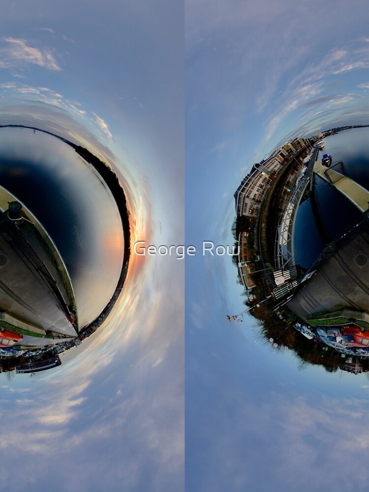 Foyle Marina at Dawn, Stereographic by VeryIreland