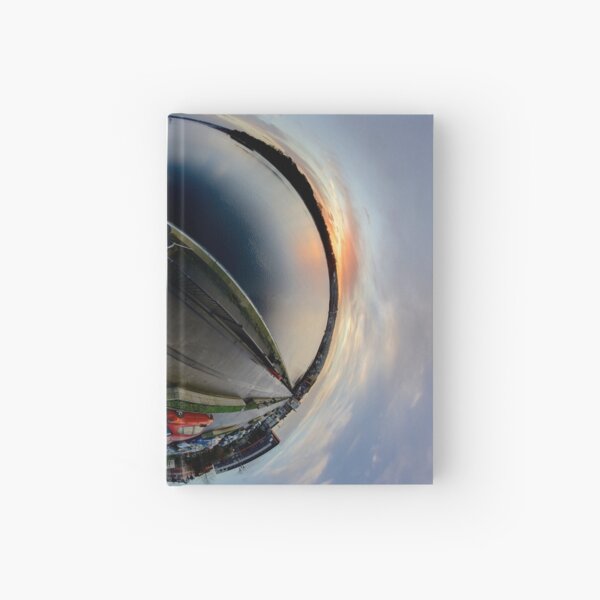 Foyle Marina at Dawn, Stereographic Hardcover Journal