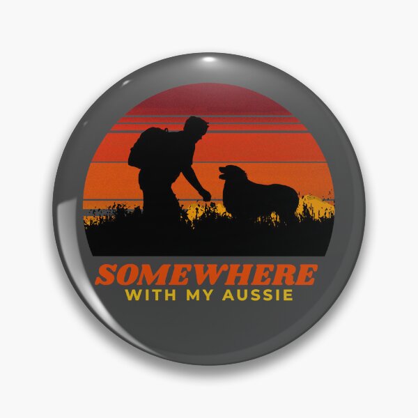 Item preview, Somewhere With My Aussie Men's Adventurous Outdoor Gift designed and sold by Guarddogdrive.