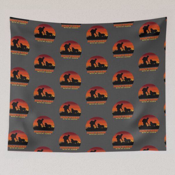 Item preview, Somewhere With My Aussie Men's Adventurous Outdoor Gift designed and sold by Guarddogdrive.
