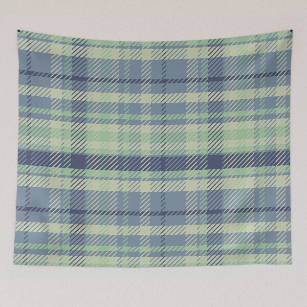 Item preview, Plaid blue green designed and sold by ChantalDesign.