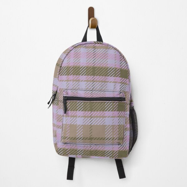 Item preview, Plaid pink brown designed and sold by ChantalDesign.