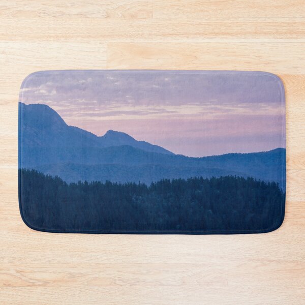 Item preview, /// Layers of wild /// Dusk view of mountain range in a pink purple haze, Victoria, Australia designed and sold by Est-Image-Co.