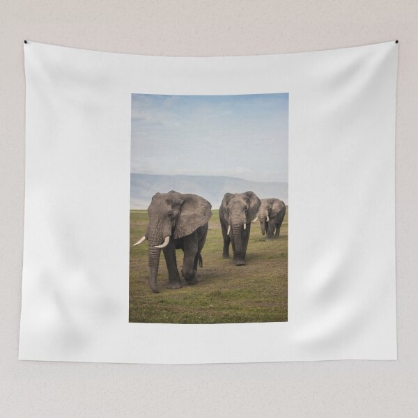 Item preview, Wild Safari Elephants designed and sold by newburyboutique.