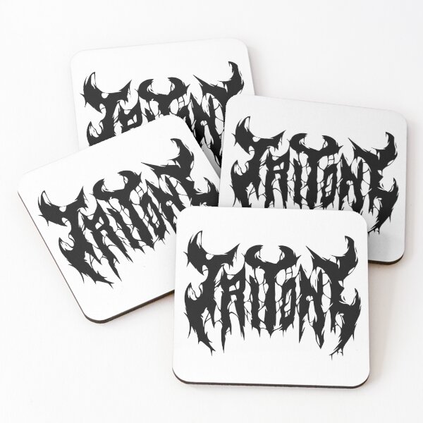Item preview, tritone | metal style logo black designed and sold by iep1000.