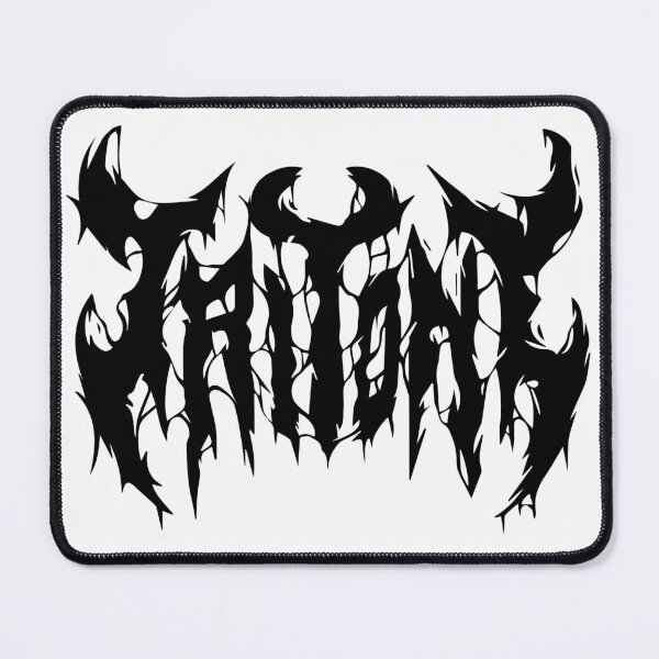 Item preview, tritone | metal style logo black designed and sold by iep1000.