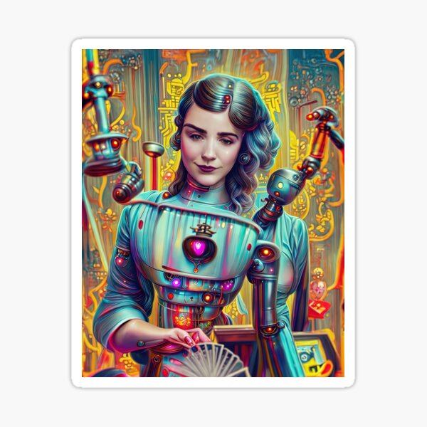 Item preview, Robo Girl #1 designed and sold by Machine Delusions.