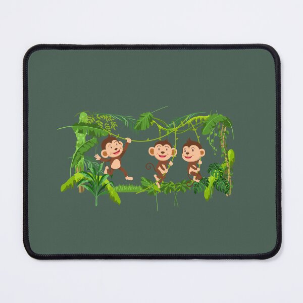 Item preview, Cute Swinging Monkey's. Kindergarten and Preschooler Design. designed and sold by GEM STYLE.