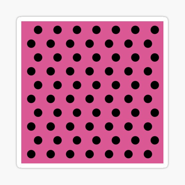 Item preview, Classic Polka Dot_ Black Purple Pink (C10 M80 Y10) designed and sold by mimihuang creations.