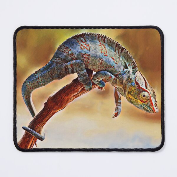 Item preview, Wild Chameleon Gecko Print Portrait designed and sold by TheWildFlix.