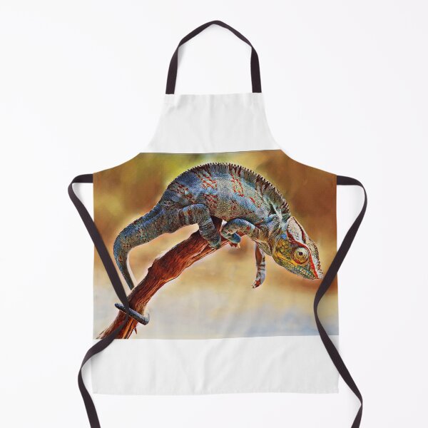 Item preview, Wild Chameleon Gecko Print Portrait designed and sold by TheWildFlix.