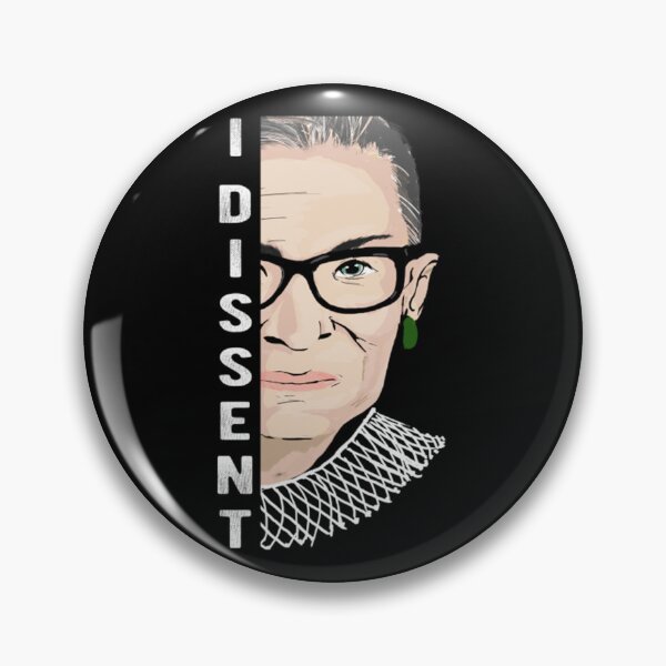 Item preview, Notorious RBG Dissent Glass designed and sold by ClothingMI.