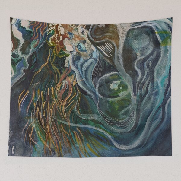 Item preview, Overhead view of running water designed and sold by Ann Russell.