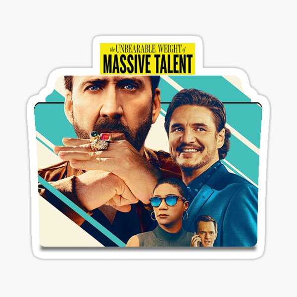 Item preview, Sticker The unbearable weight of massive talent | new 2022 | Sticker designed and sold by DreemzShop ⭐⭐⭐⭐⭐.