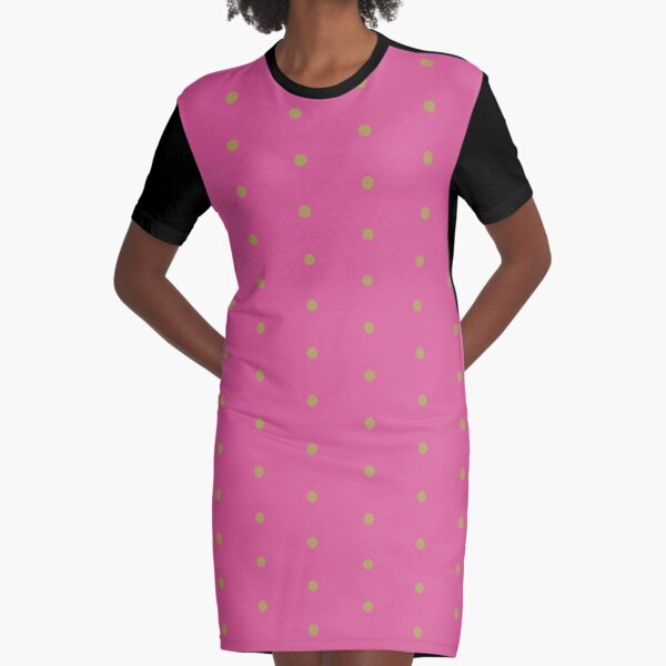 Item preview, Classic Polka Dot_ Golden Purple Pink (C10 M80 Y10) designed and sold by mimihuang creations.
