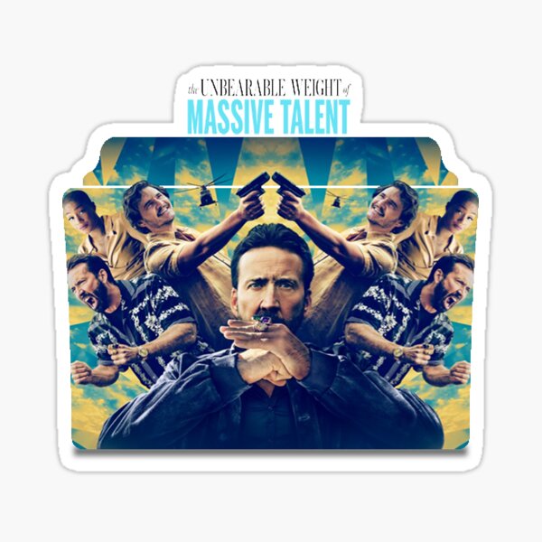 Item preview,  sticker of The unbearable weight of massive talent | movie 2022 | Sticker designed and sold by DreemzShop ⭐⭐⭐⭐⭐.