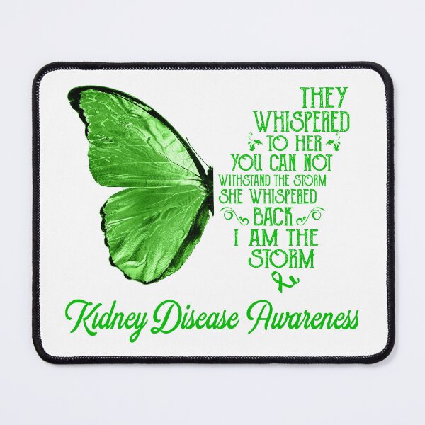 Item preview, Butterfly I Am The Storm Kidney Disease Awareness designed and sold by whlrcheryl.