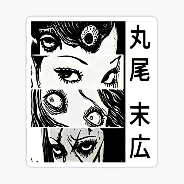 Tomie Junji Ito Sticker For Sale By Cukolkoax Redbubble