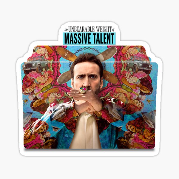 Item preview,  sticker of Massive Talent Poster designed and sold by DreemzShop ⭐⭐⭐⭐⭐.