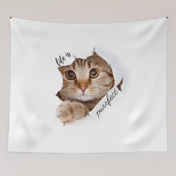 Item preview, Cat Life Is Purrfect designed and sold by Wild-Rose-.