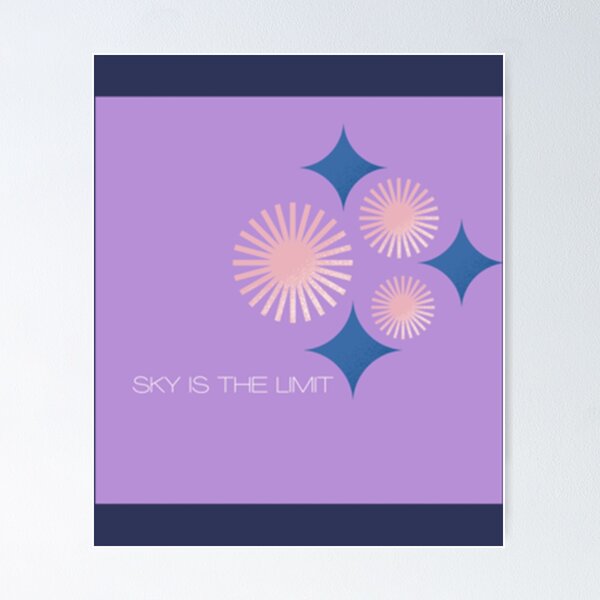 Item preview, SKY IS LIMIT   designed and sold by HomeSweetUnique.