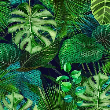 Artwork thumbnail, Botanical Abstract Pattern by MarcSabuncu