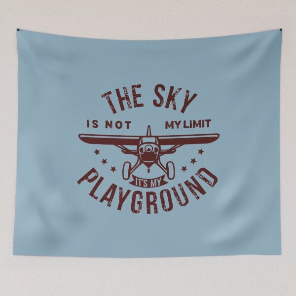Item preview, the sky is not my limit its my playground                               designed and sold by HomeSweetUnique.