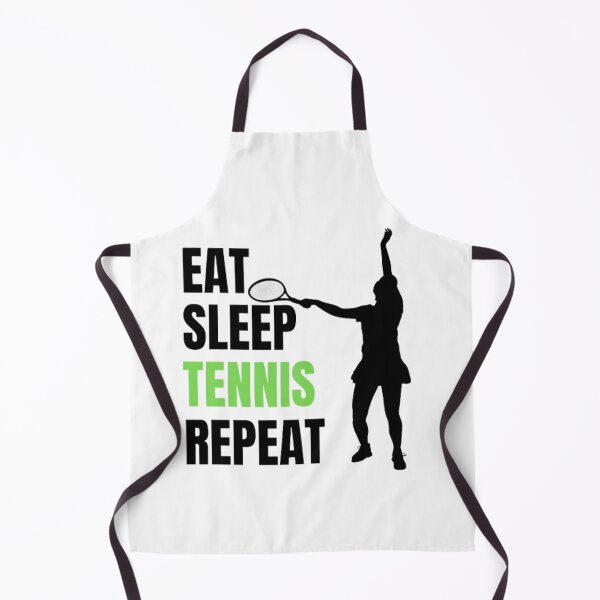 Item preview, Eat Sleep Tennis Repeat - Black Green Girl 1 designed and sold by GymWearDepot.