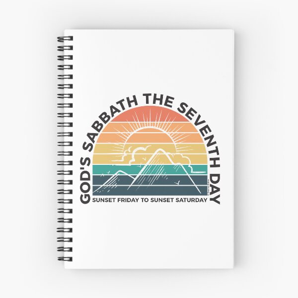 Item preview, God’s Sabbath The Seventh Day - Sunset Friday To Sunset Saturday - Sunset - Black Text -  Adventist Christian designed and sold by DPattonPD.