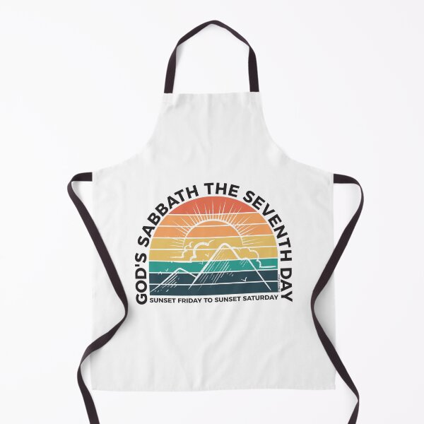 Item preview, God’s Sabbath The Seventh Day - Sunset Friday To Sunset Saturday - Sunset - Black Text -  Adventist Christian designed and sold by DPattonPD.
