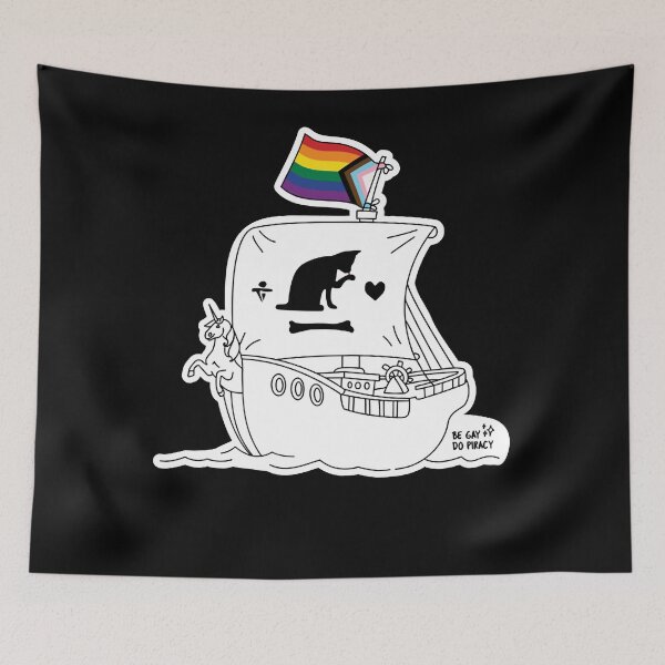Item preview, Be Gay, Do Piracy  designed and sold by MckoonNavaiah.