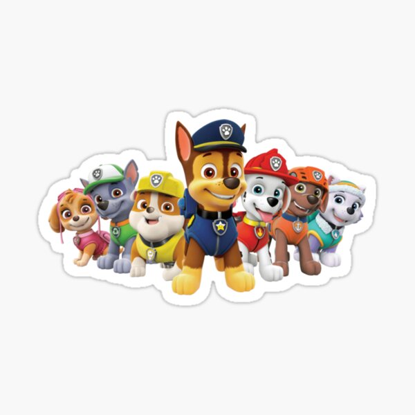 EK Success Paw Patrol Mini Characters Stickers-, Multi