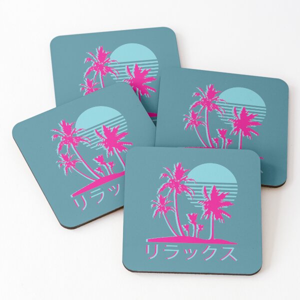 Item preview, Vaporwave Aesthetic  Neon Palms designed and sold by LohgKan.
