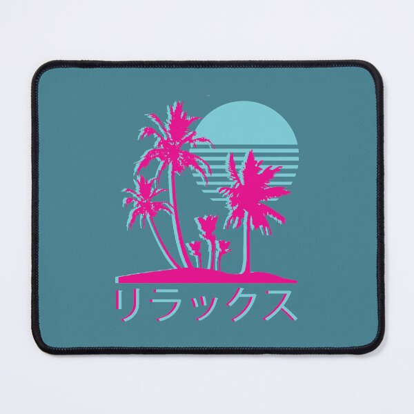 Item preview, Vaporwave Aesthetic Neon Palms designed and sold by LohgKan.