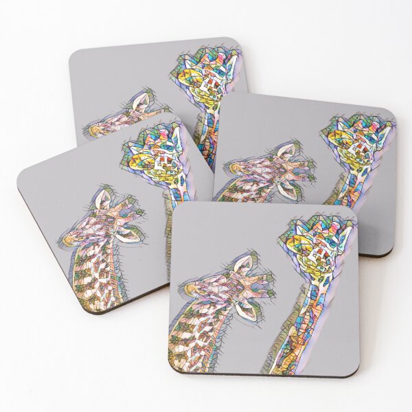 Item preview, Mosaic style African Giraffes designed and sold by Bright76.