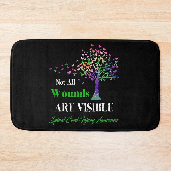 Item preview, Not All Wounds Are Visible Spinal Cord Injury Awareness designed and sold by Hatjar.