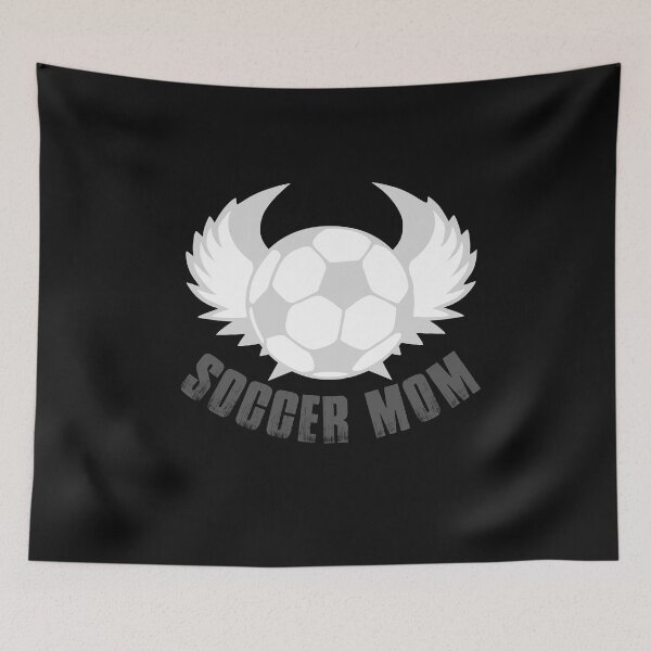 Item preview, Soccer Mom White Bold Typography and illustration  designed and sold by garniturex.