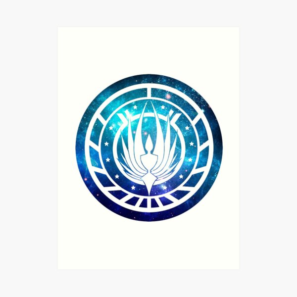 Battlestar Galactica Colonial Seal Art Print