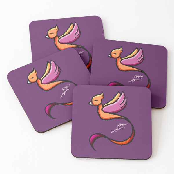 Item preview, Lesbian Pride Phoenix designed and sold by CalligraphyL.