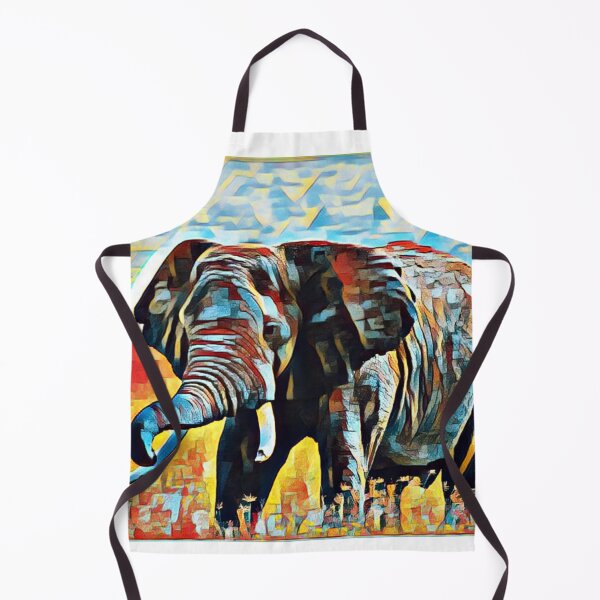 Item preview, African Safari Majestic Elephant Animal Wildlife Pop Art Print designed and sold by TheWildFlix.