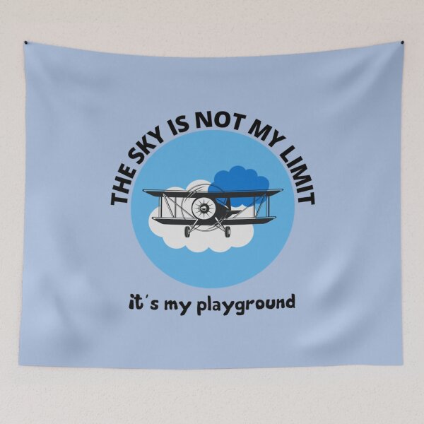Item preview, The Sky Is Not My Limit It_s my Playground       designed and sold by ABoyBoutiqueJC.