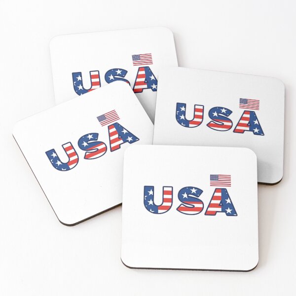 Artikelvorschau, USA-T-Shirt Frauen-Mann-patriotische amerikanische Flagge Juli 4 entworfen und verkauft von Fine Art California.