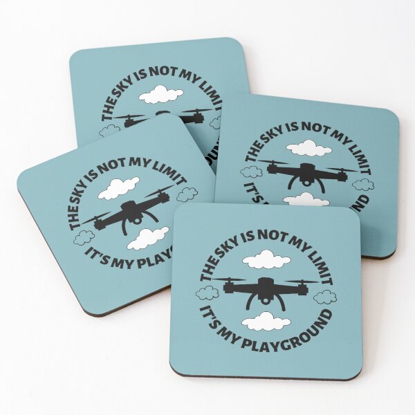 Item preview, The Sky Is Not My Limit It_s My Playground Funny Drone   designed and sold by ABoyBoutiqueJC.