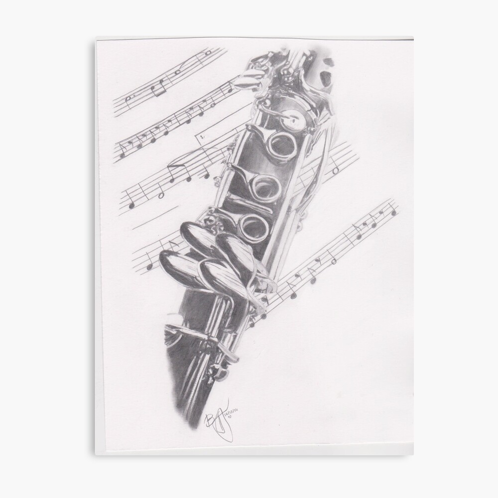 Clarinet by Print Collector