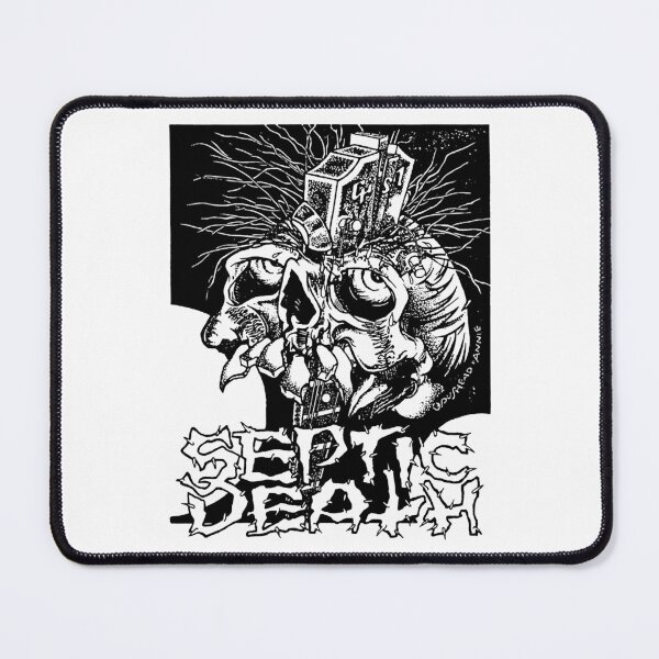 Item preview, Pushead Septic Death Alt 2 black and white designed and sold by JasonLindblom.