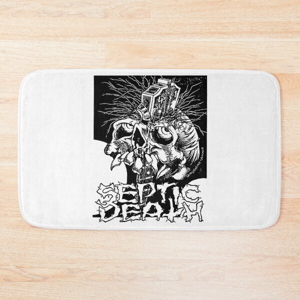 Item preview, Pushead Septic Death Alt 2 black and white designed and sold by JasonLindblom.