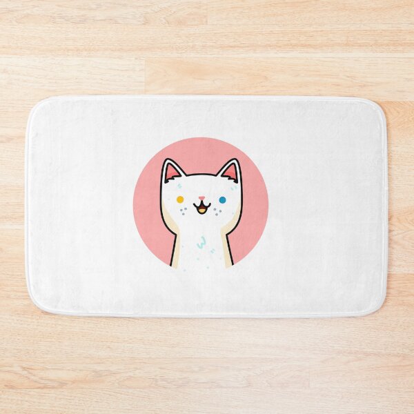 Item preview, Kawaii White Cat designed and sold by kawaiilife.
